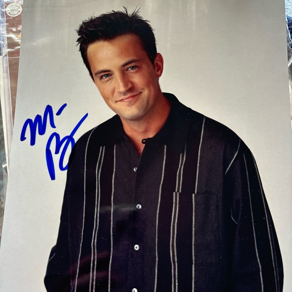 Matthew Perry autographed picture with COA